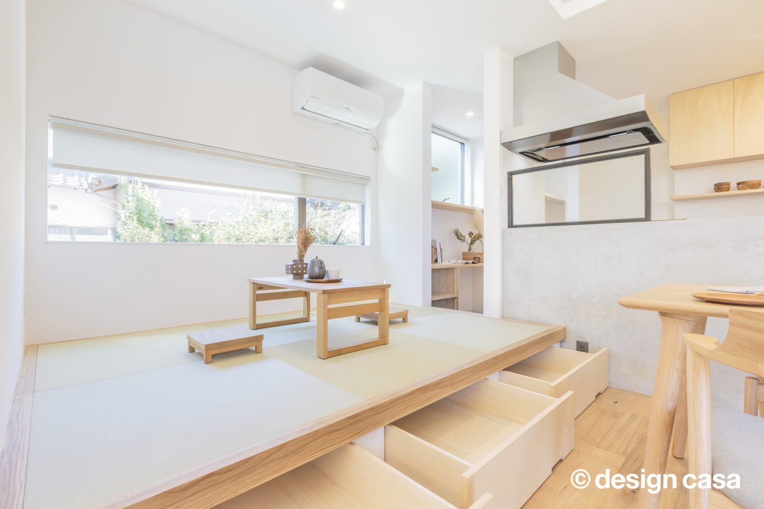 家族の温かみに包まれたフラットな家