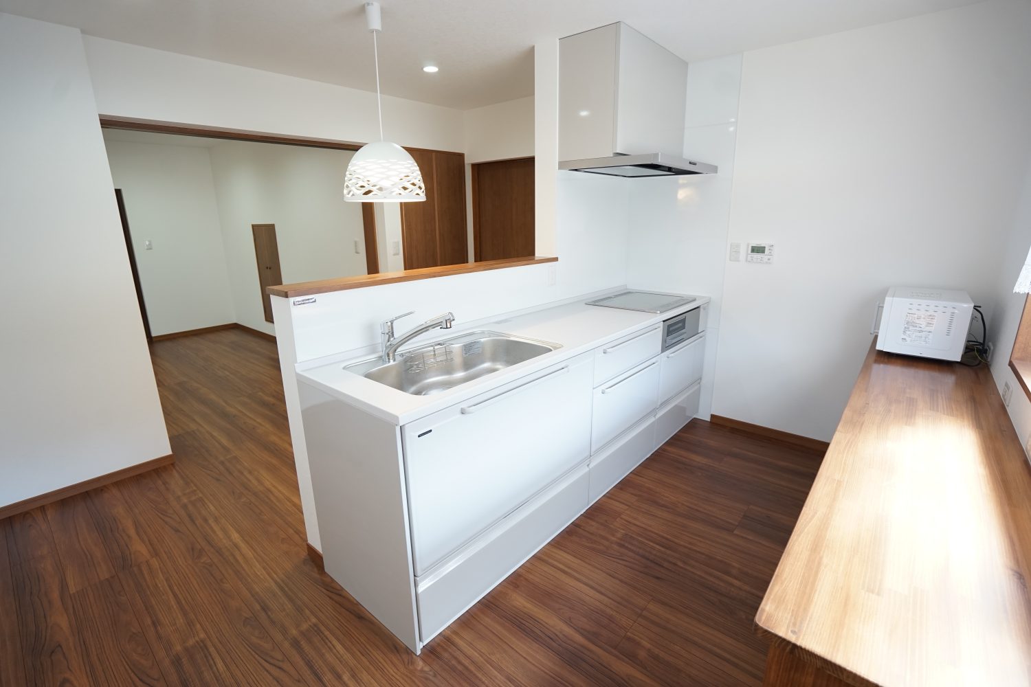 木のぬくもりが感じられる家