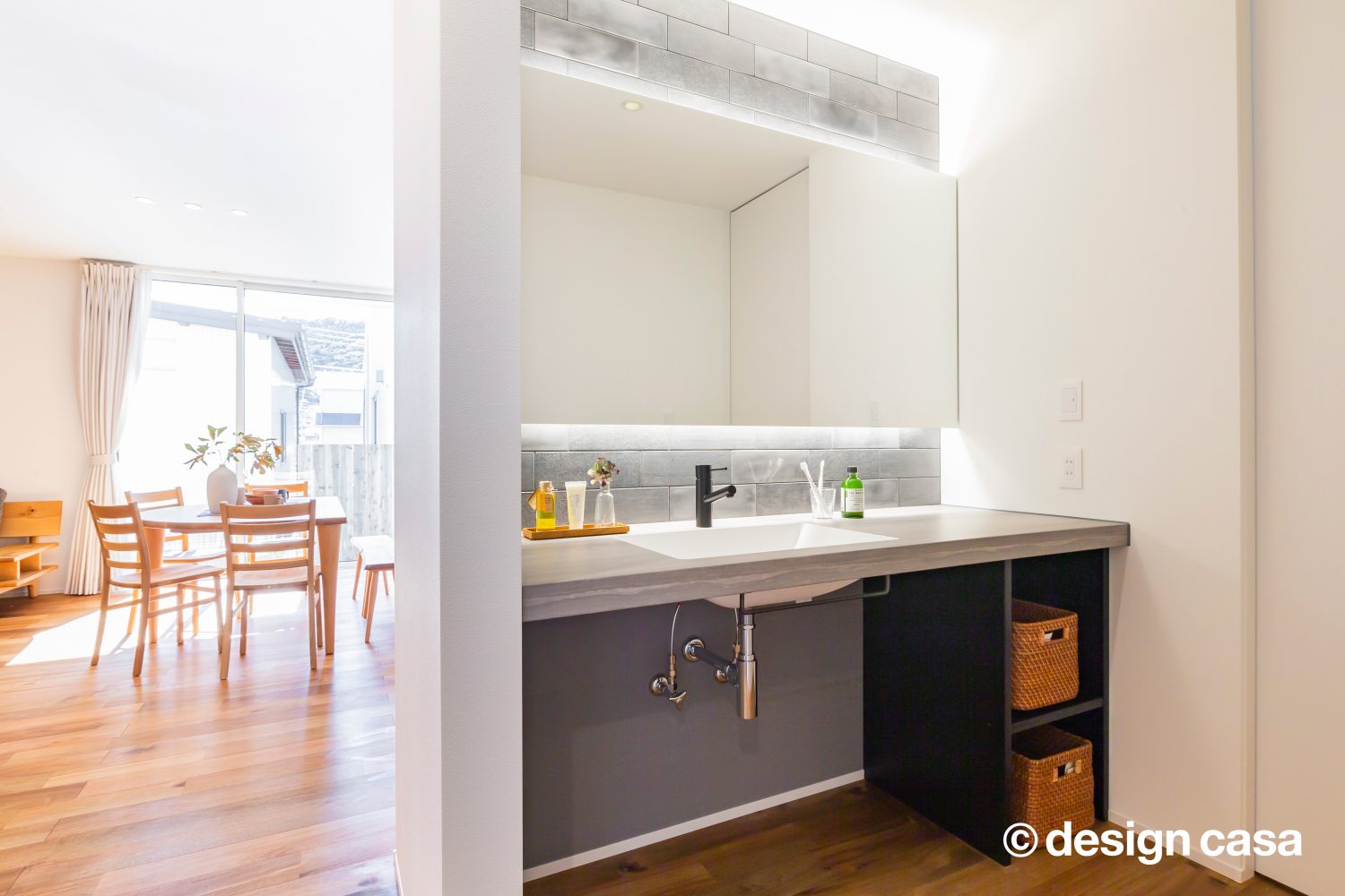 生活動線ばつぐんの平屋